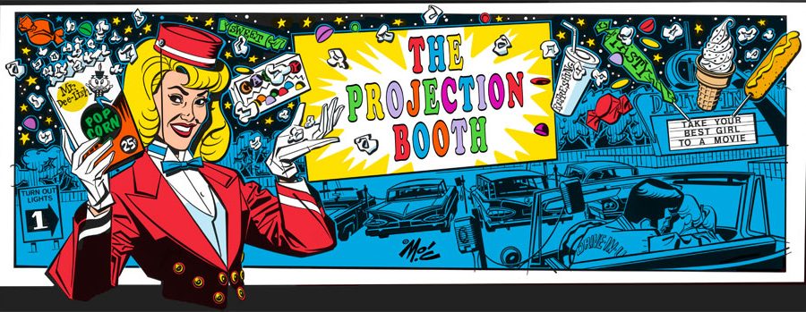 the projection booth
